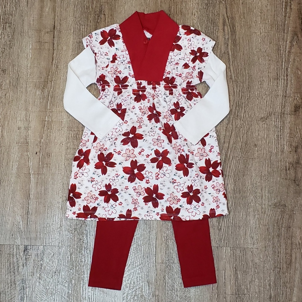Tea Collection Kimono Dress w/matching leggings